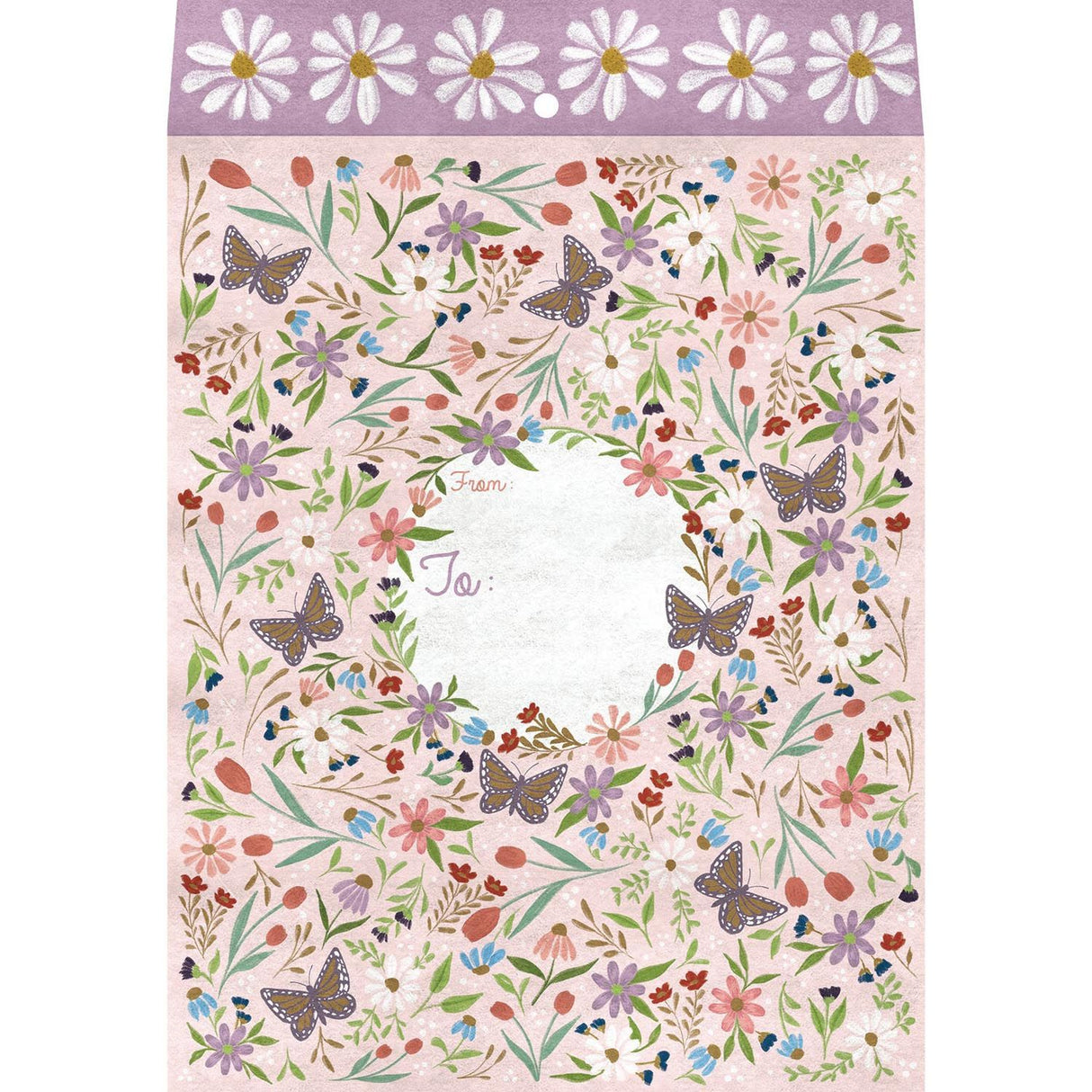 Delicate Floral - Theme Mailing Envelope - 9 x 1/2 x 12"