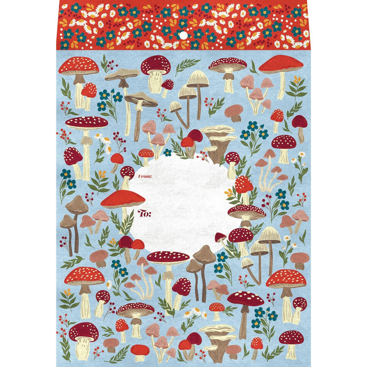 Mushroom Forest - Theme Mailing Envelope - 9 x 1/2 x 12"