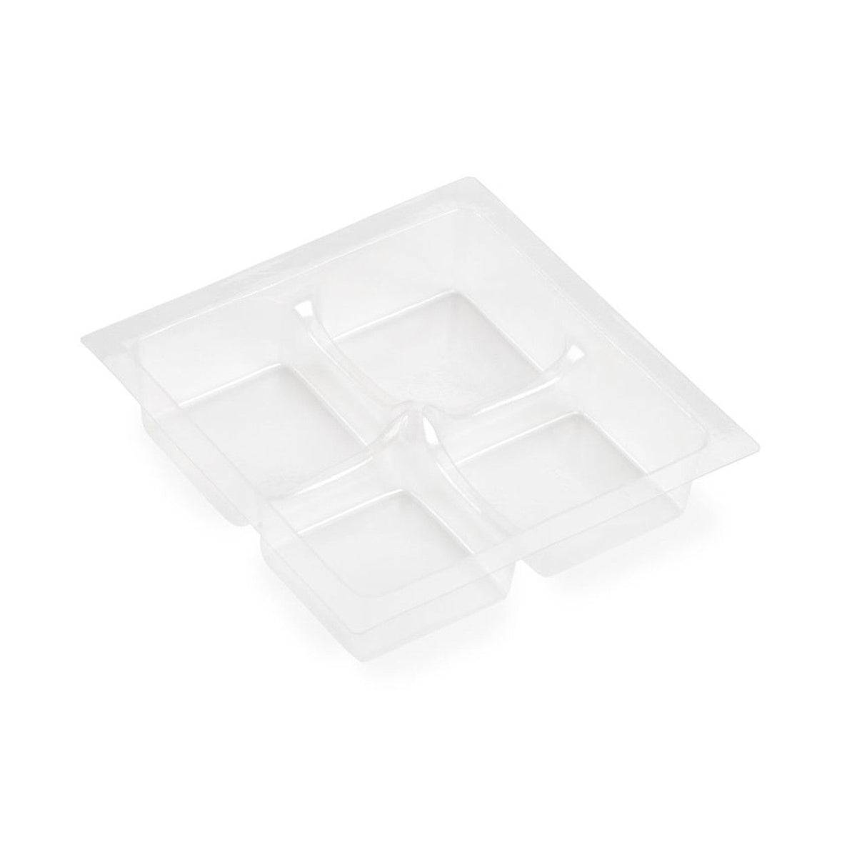 Clear - Candy Tray - (4 Pc.) 3 x 3 x 3/4"
