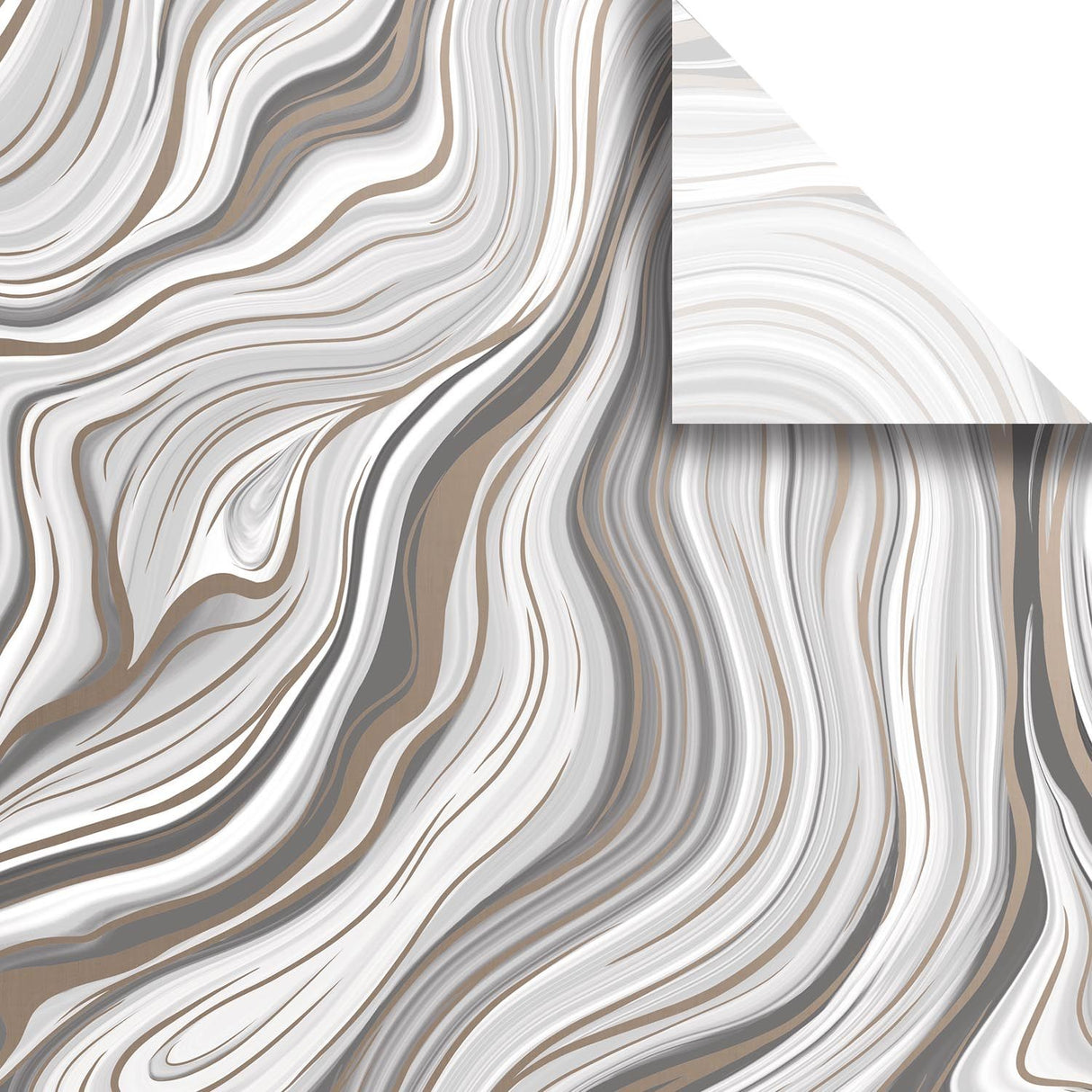 Marbleized Silver - Gift Tissue - 20 x 30"