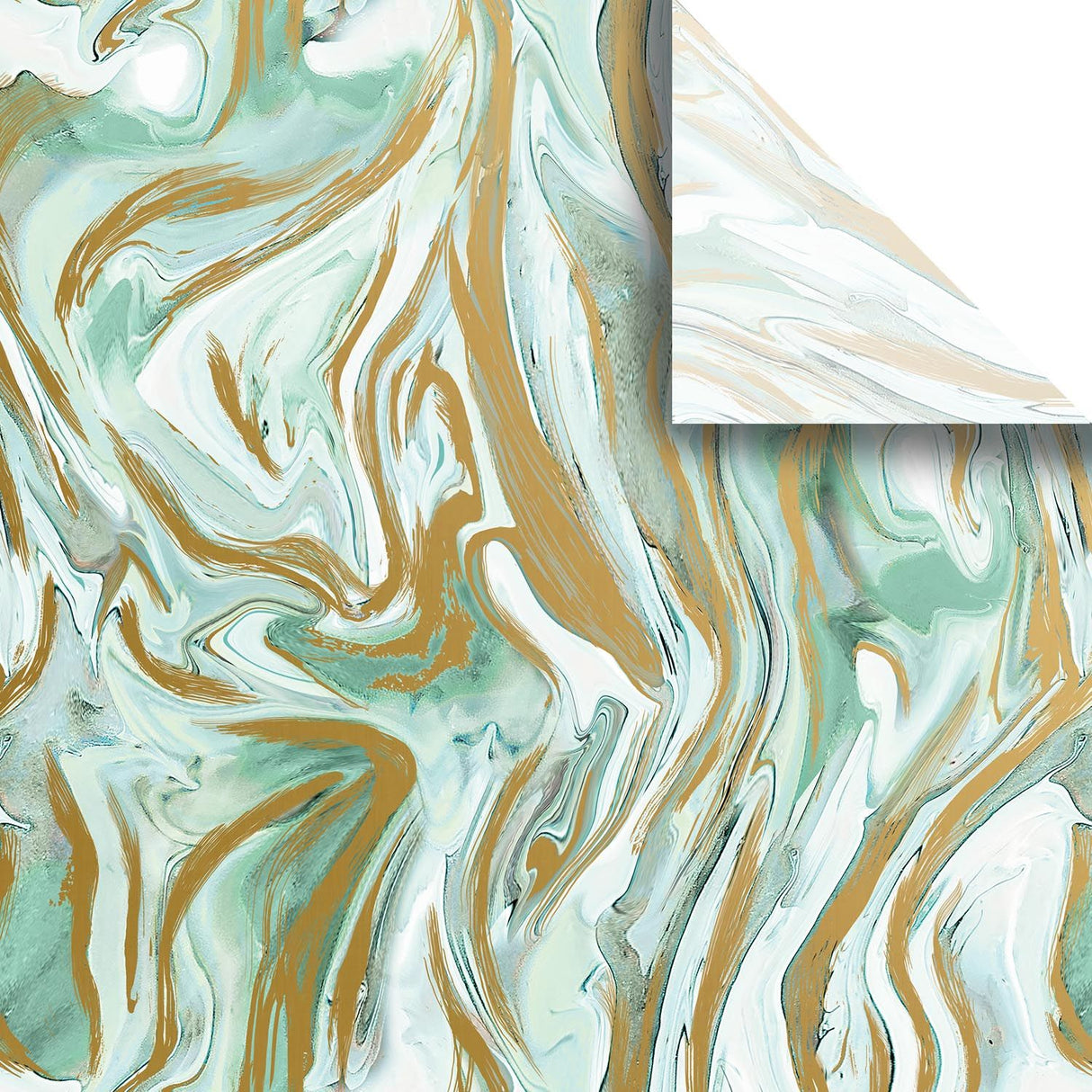 Marbleized Mint - Gift Tissue - 20 x 30"