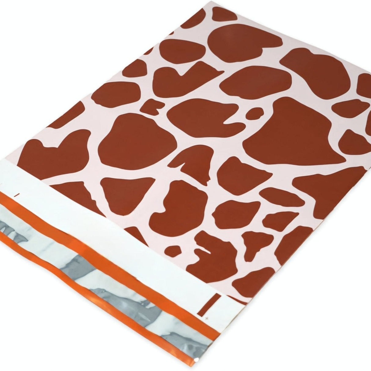 Brown Cow Print Poly Mailers Size 10x13 Shipping Bags