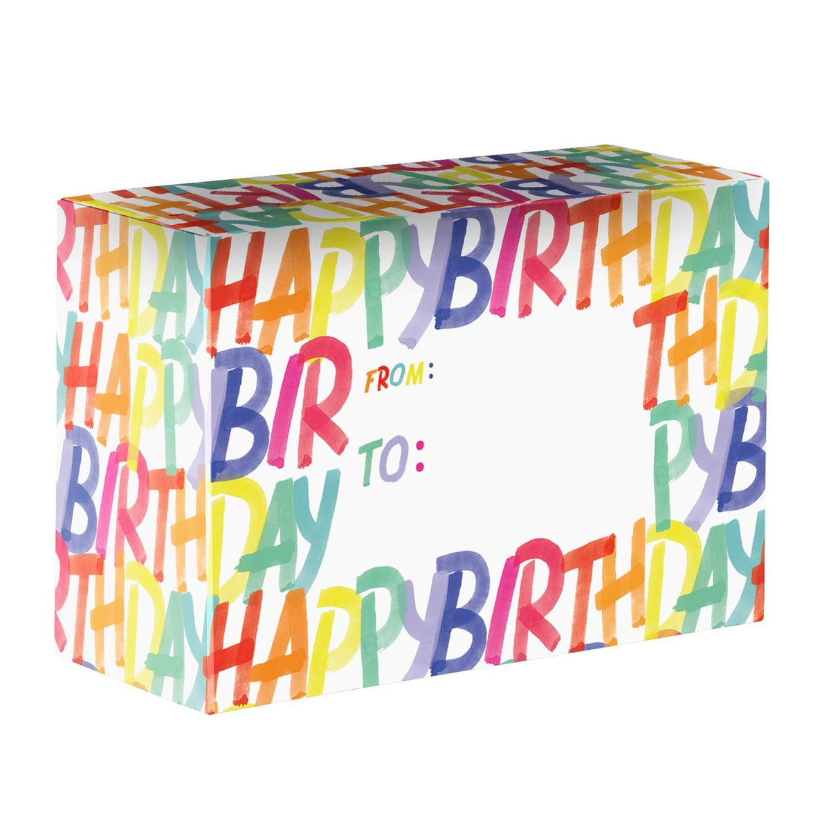 Rainbow Birthday - Theme Mailing Box - 9-1/2 x 4 x 6-1/2"