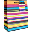 Hot Stripe - Gift Bag - 6 x 3 x 7-1/2"