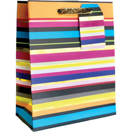 Hot Stripe - Gift Bag - 6 x 3 x 7-1/2"
