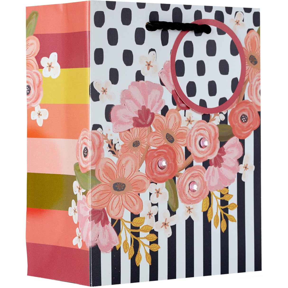 Floral Delight - Gift Bag - 6 x 3 x 7-1/2"