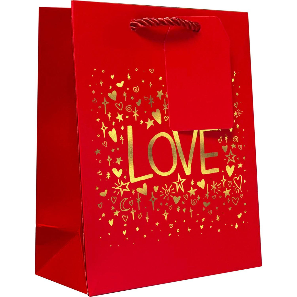 Sparkle Love - Gift Bag - 6 x 3 x 7-1/2"