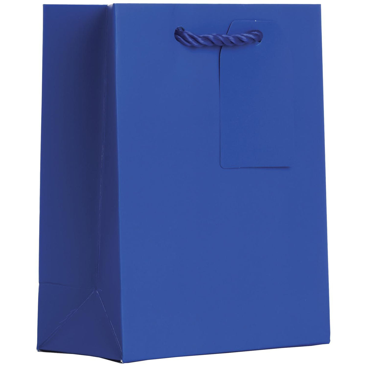 Matte Royal - Gift Bag w/Tag - 6 x 3 x 7-1/2"