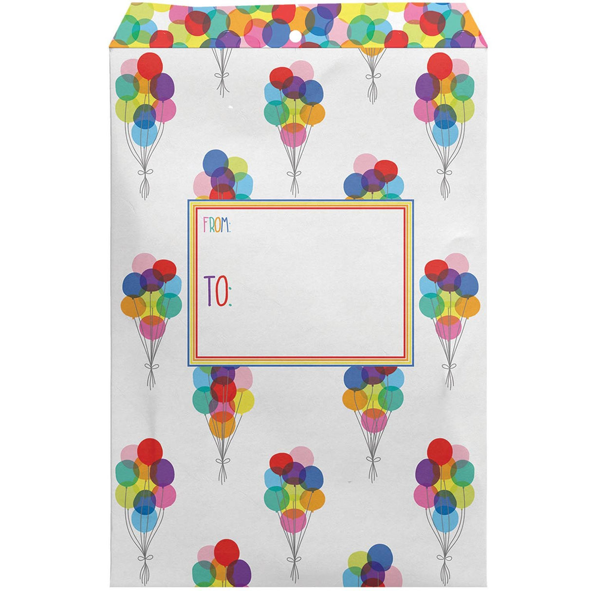 Bunch of Balloons - Theme Mailing Envelope - 6 x 1/2 x 9-1/2"