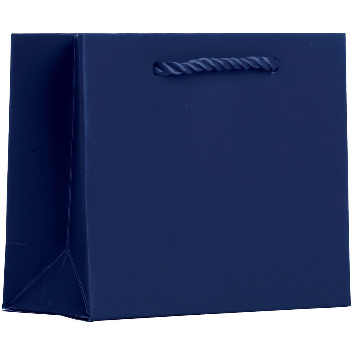 Matte Navy - Gift Bag w/Tag - 5 x 2 x 4"