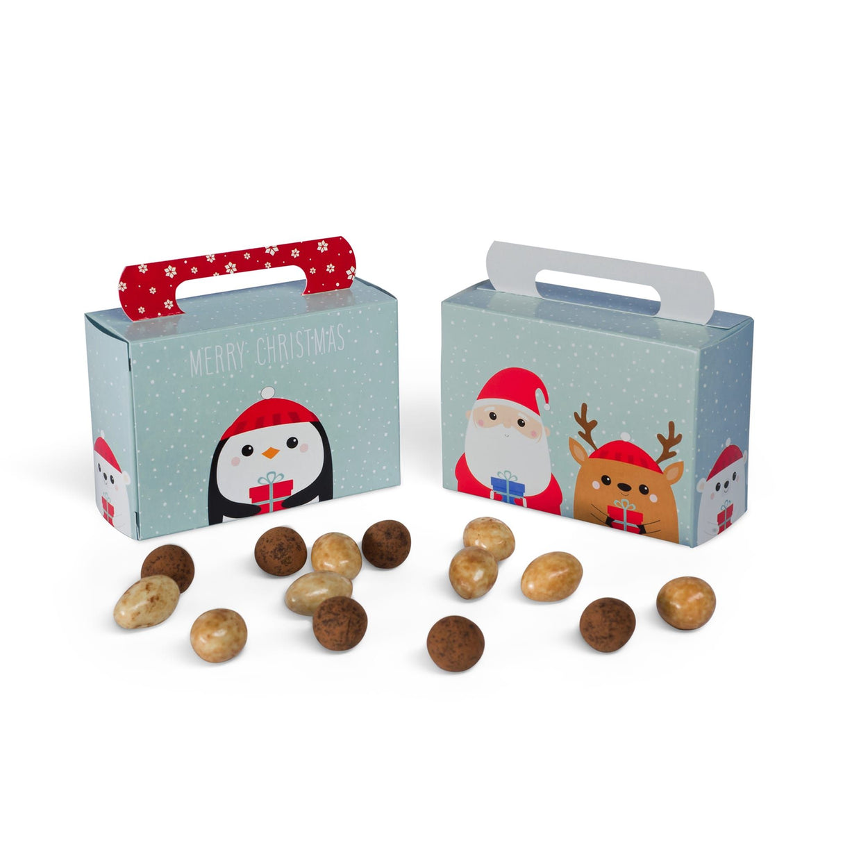 Winter Friends 2 - Tote Box - (1/2 lb) 3 x 1-3/4 x 4-1/4"