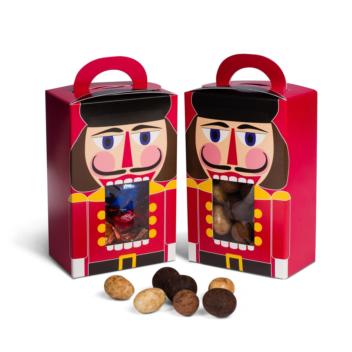 Nutcracker - with Window - Tote Box - (1/2 lb) 3-1/2 x 2-1/16 x 5-3/8"