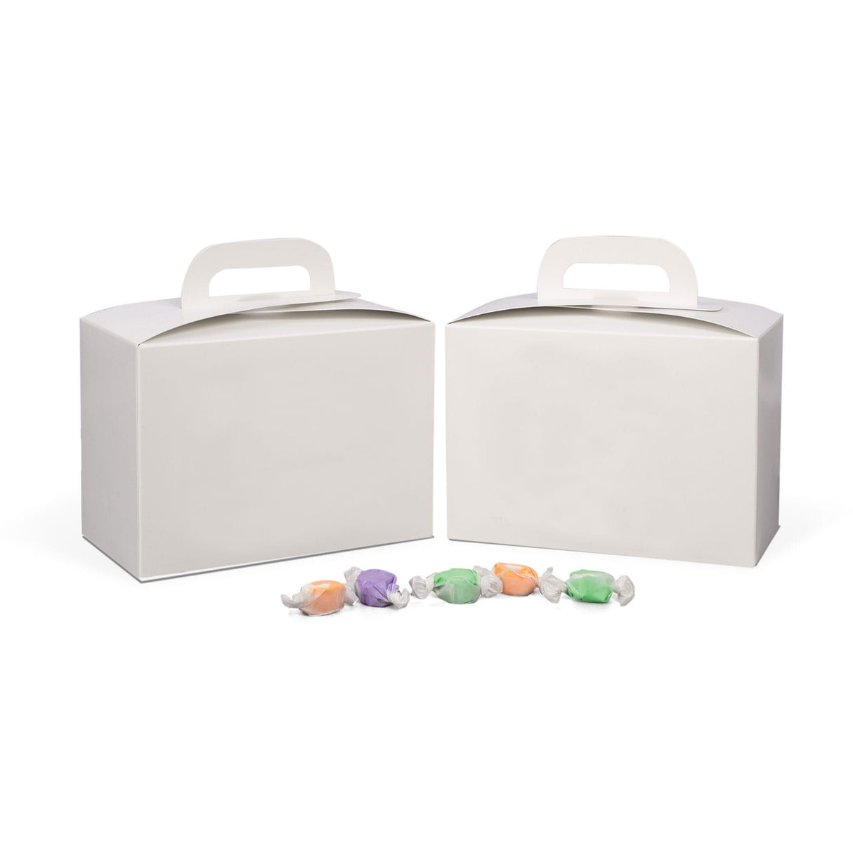 White - Tote Box - 8-1/2 x 4-1/2 x 6"