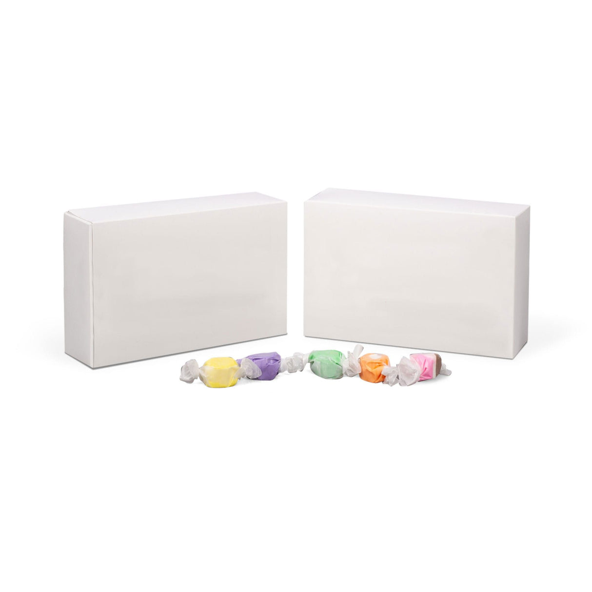 White - Folding Candy Box - (1-1/2 lb) 7 x 4-1/2 x 2"