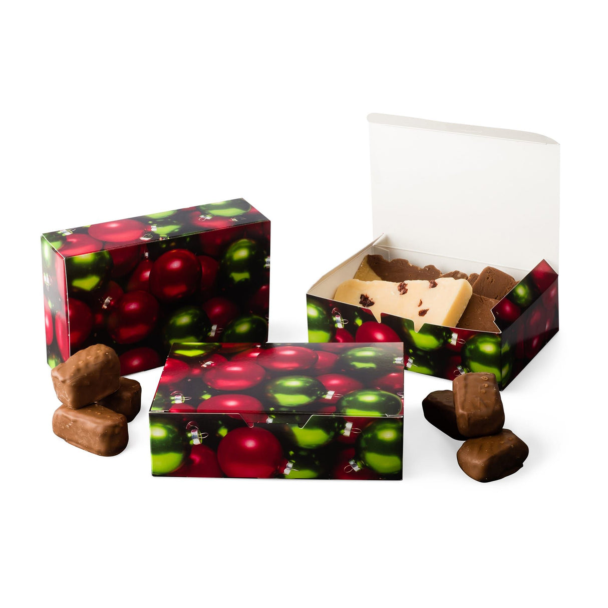 Ornaments - Folding Candy Box - (1-1/2 lb) 7 x 4-1/2 x 2"