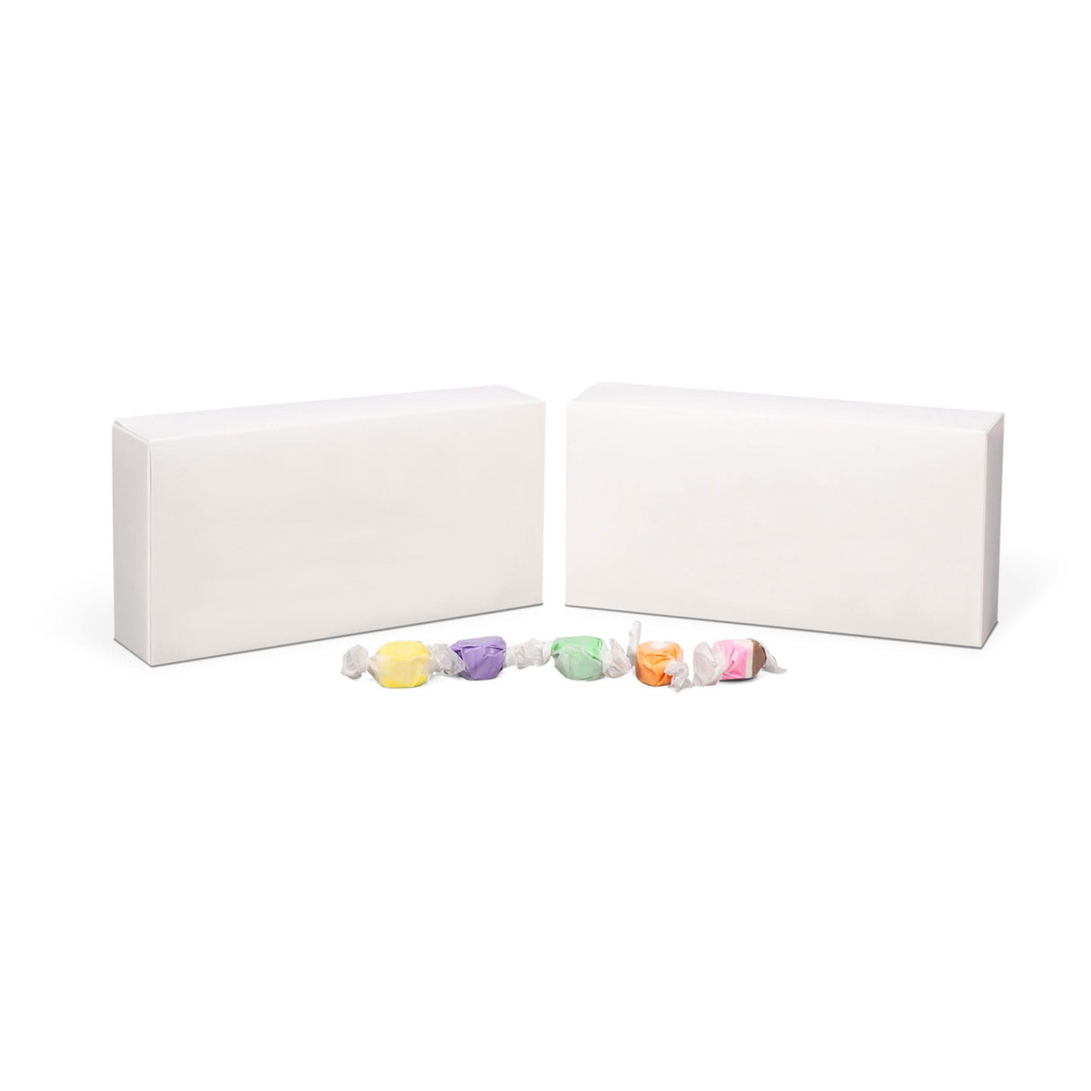 White - Folding Candy Box - (2 lb) 9 x 4-1/2 x 2"