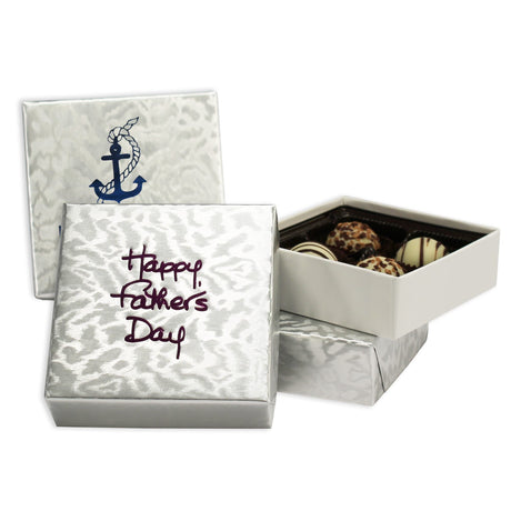 Royal Silver - Set Up Candy Box - (3 oz) 3-1/2 x 3-1/2 x 1-1/8"