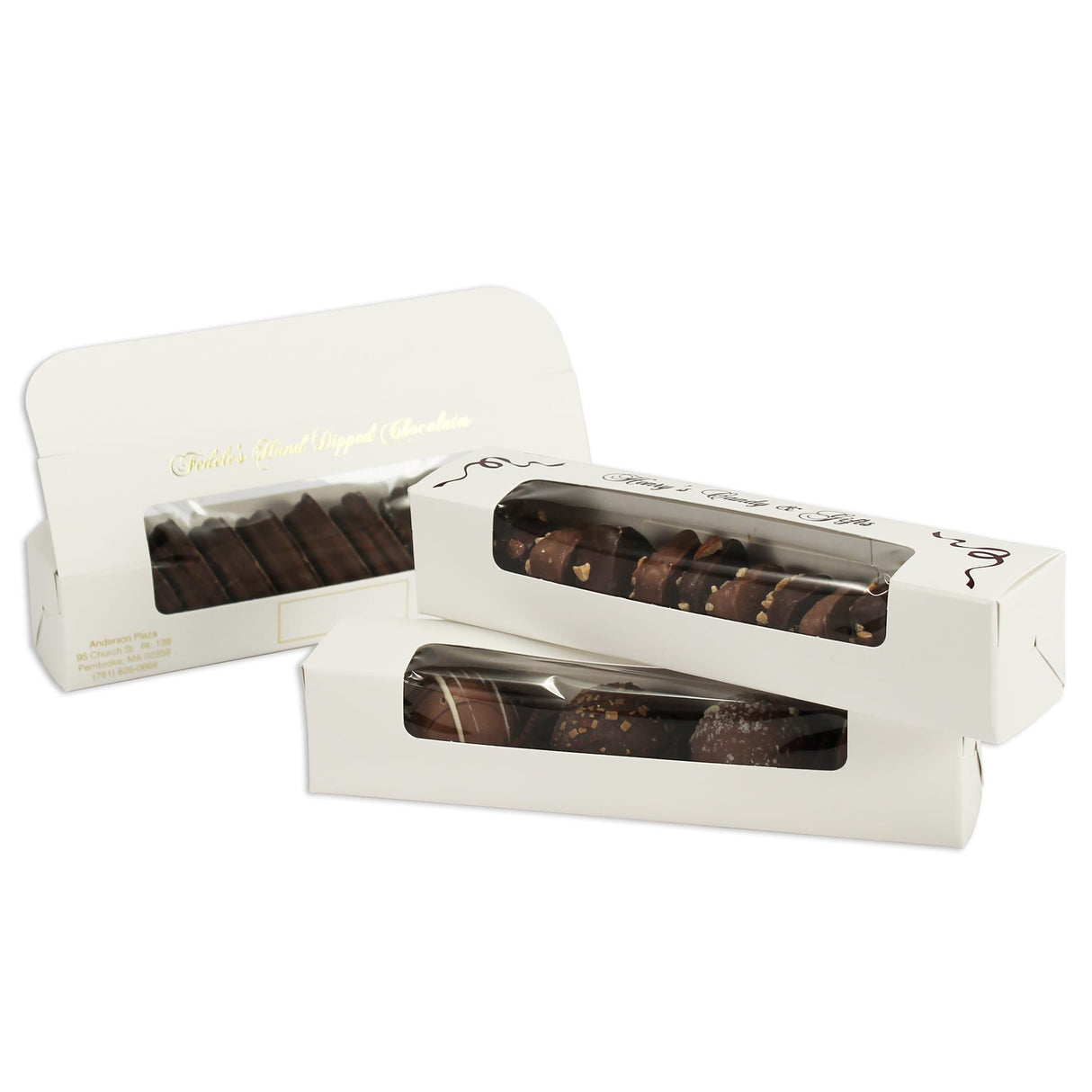 White Window - Die Cut Candy Box - 7-3/4 x 1-5/8 x 1-5/8"