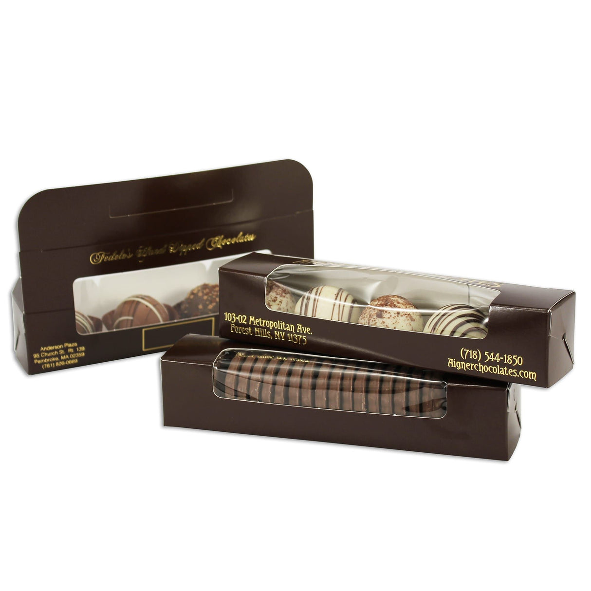 Brown - Die Cut Candy Box - 7-3/4 x 1-5/8 x 1-5/8"