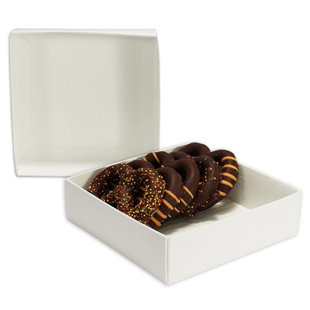 White Deep Base - Candy Box Base - (8 oz Deep) 5-9/16 x 5-9/16 x 1-5/8"