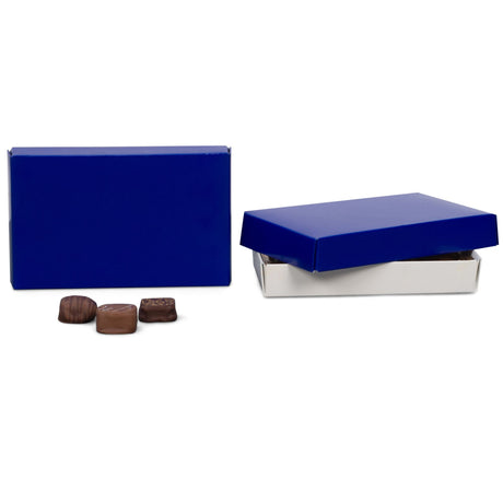 Royal Blue - Candy Box Lid - (1/2 lb) 7-1/8 x 4-1/2 x 1-1/8"