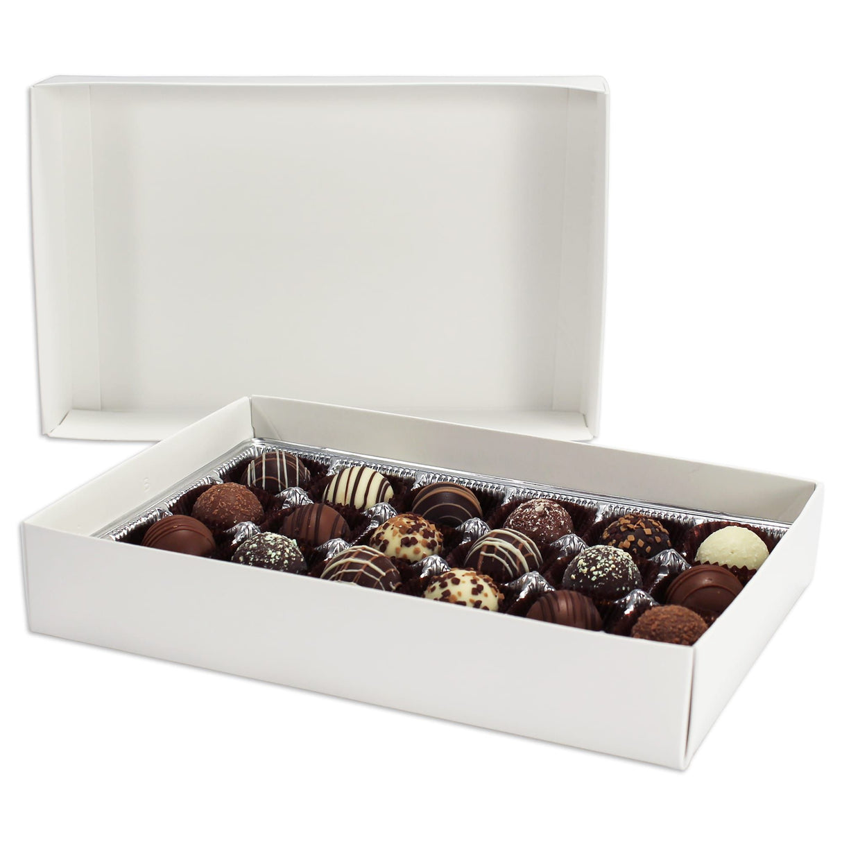 White Deep Base - Candy Box Base - (1 lb Deep) 9-3/8 x 6 x 1-5/8"