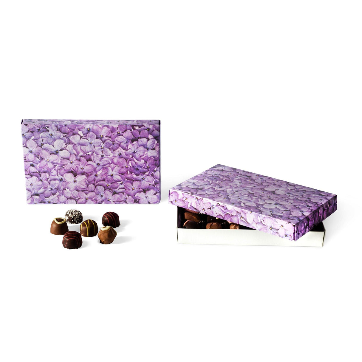 Lilacs - Candy Box Lid - (1 lb) 9-5/8 x 6-1/8 x 1-1/8"