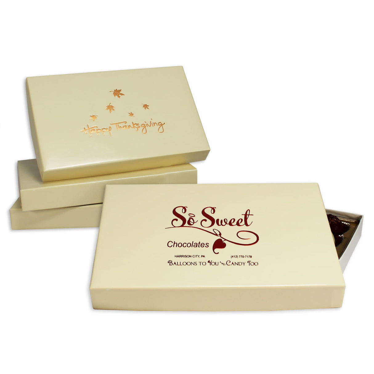 Ivory - Set Up Candy Box - (1 lb) 9-3/8 x 6 x 1-1/8"