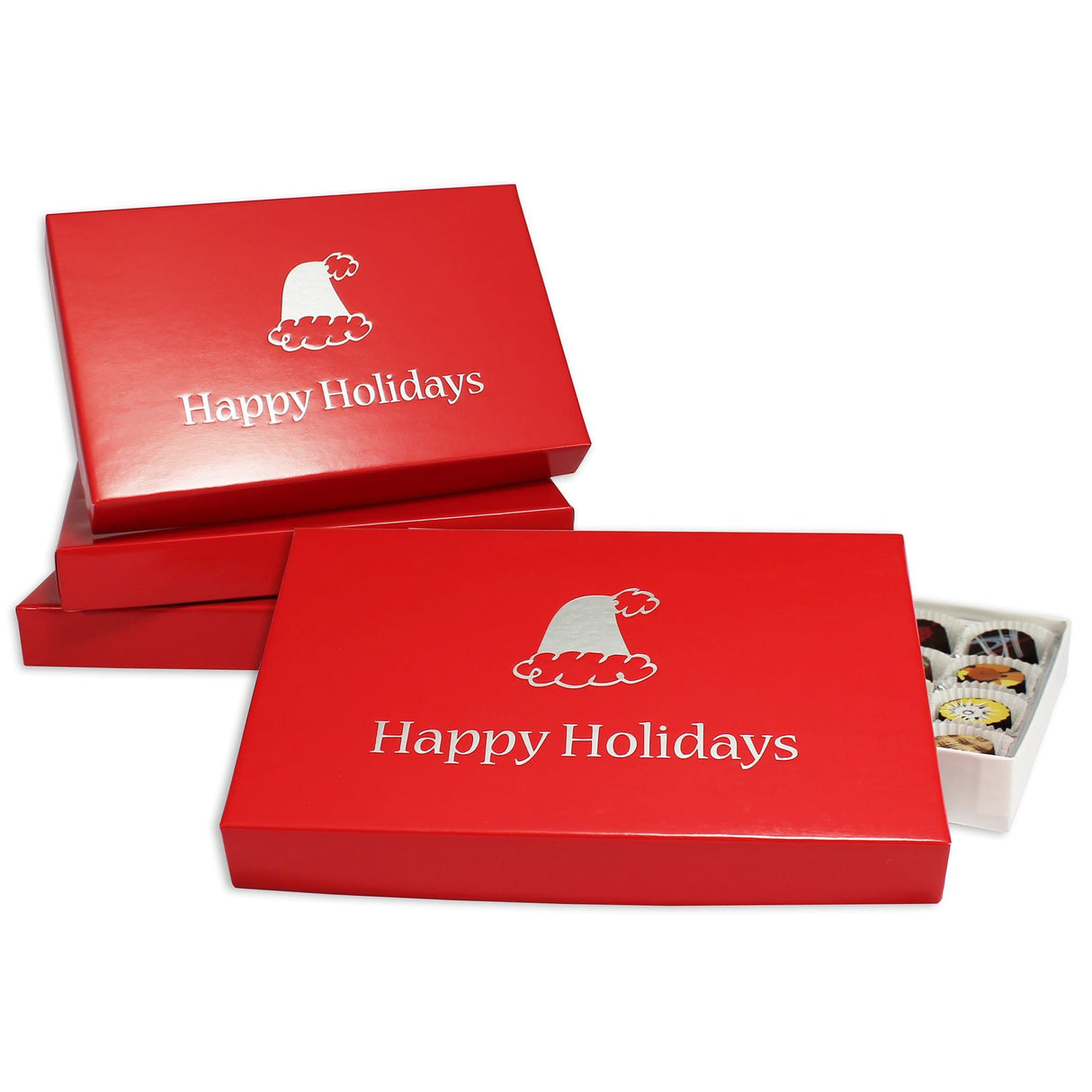 Rouge Red - Set Up Candy Box - (1 lb) 9-3/8 x 6 x 1-1/8"