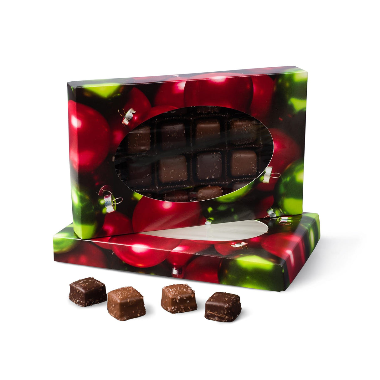 Ornaments Window - Candy Box Lid - (1 lb) 9-5/8 x 6-1/8 x 1-1/8"