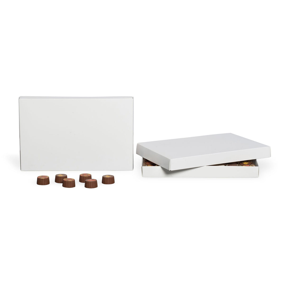 White - Candy Box Lid - (1-1/2 lb) 11-3/16 x 7-3/8 x 1-1/8"