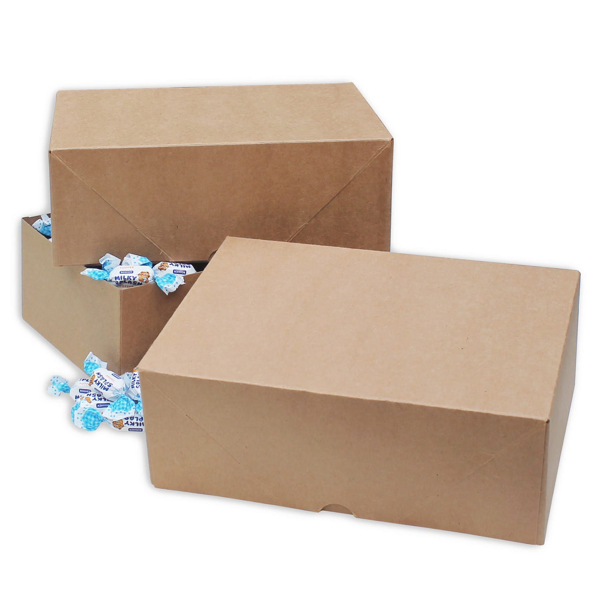 Natural Kraft - Candy Box Lid - (5 lb) 10-7/16 x 7-1/2 x 3-3/4"