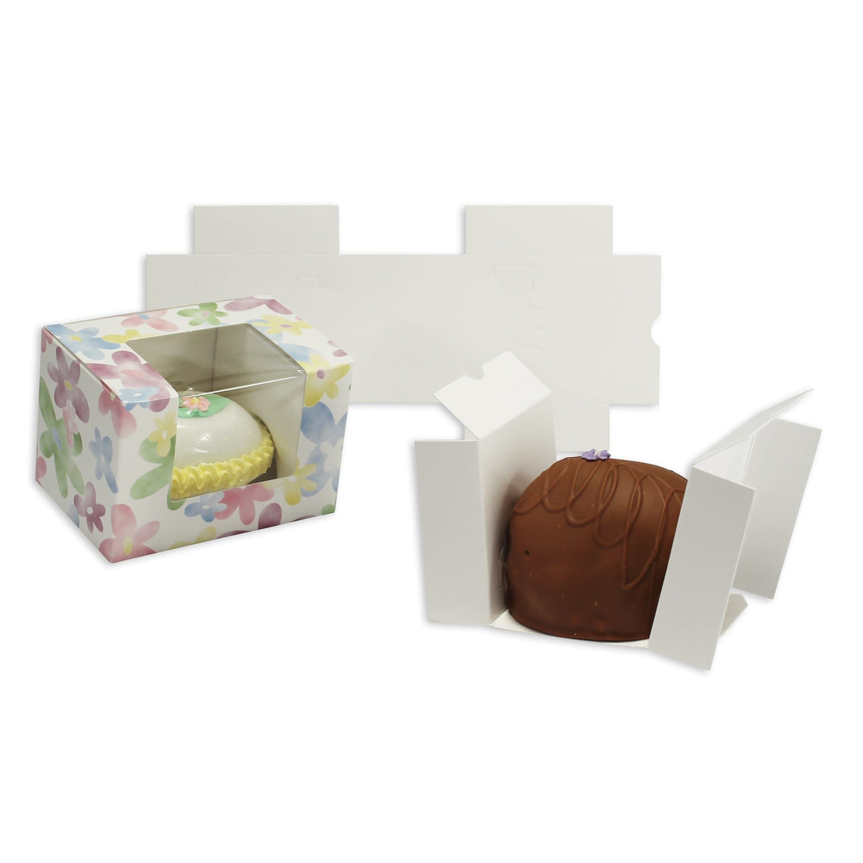 White - Egg Insert - (1/2 lb) 4-5/8 x 3-1/8 x 3-1/8"