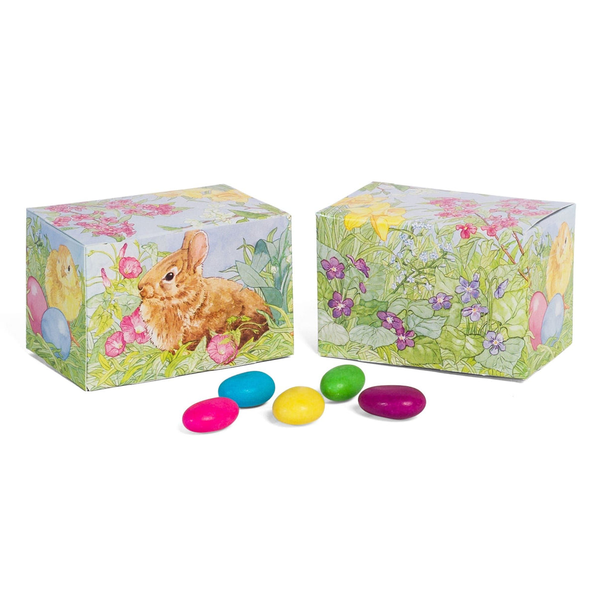 Easter Garden - Egg Mold Candy Box - (1/4 lb) 3-5/8 x 2-3/8 x 2-3/8"