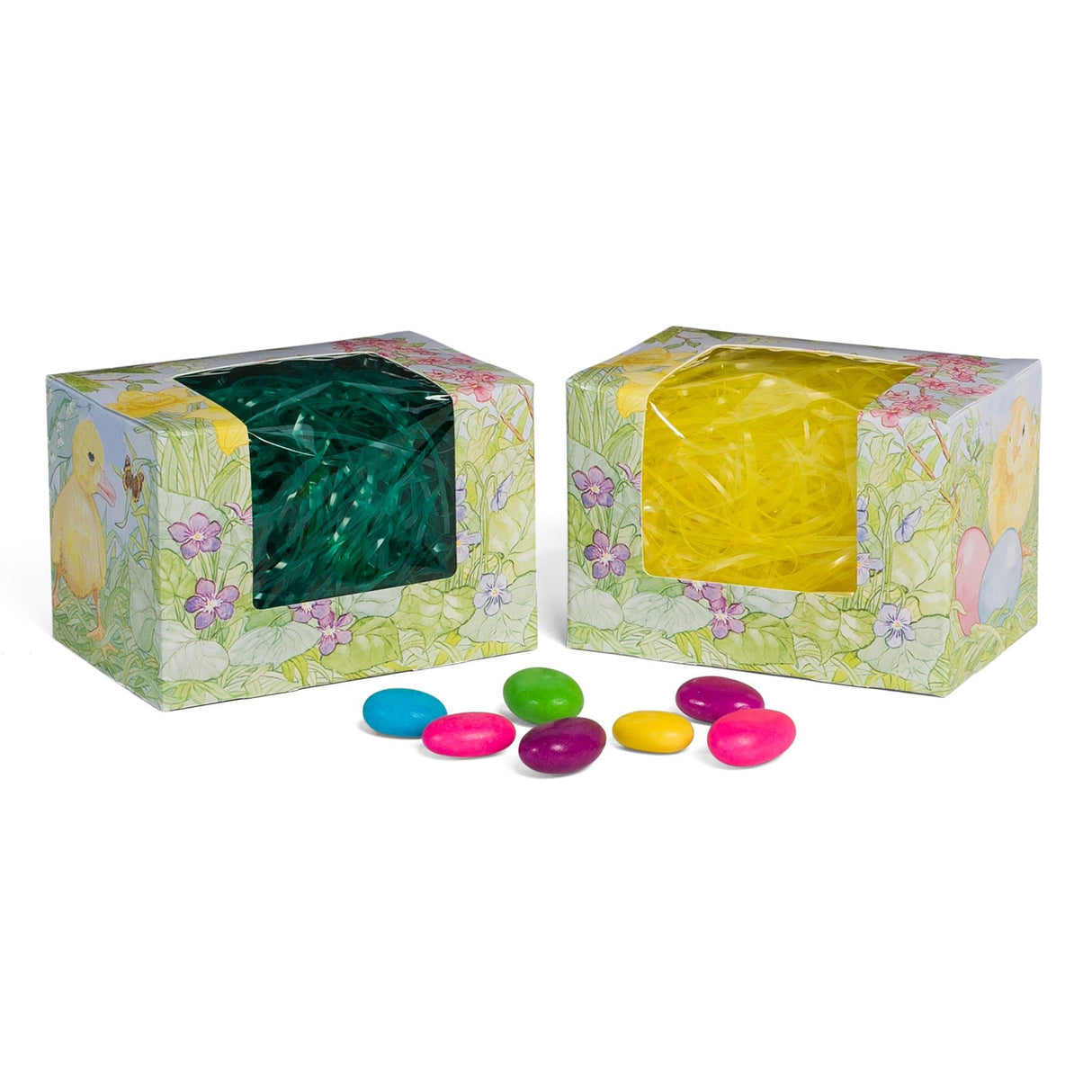 Easter Garden Window - Egg Mold Candy Box - (1/2 lb) 4-5/8 x 3-1/8 x 3-1/8"