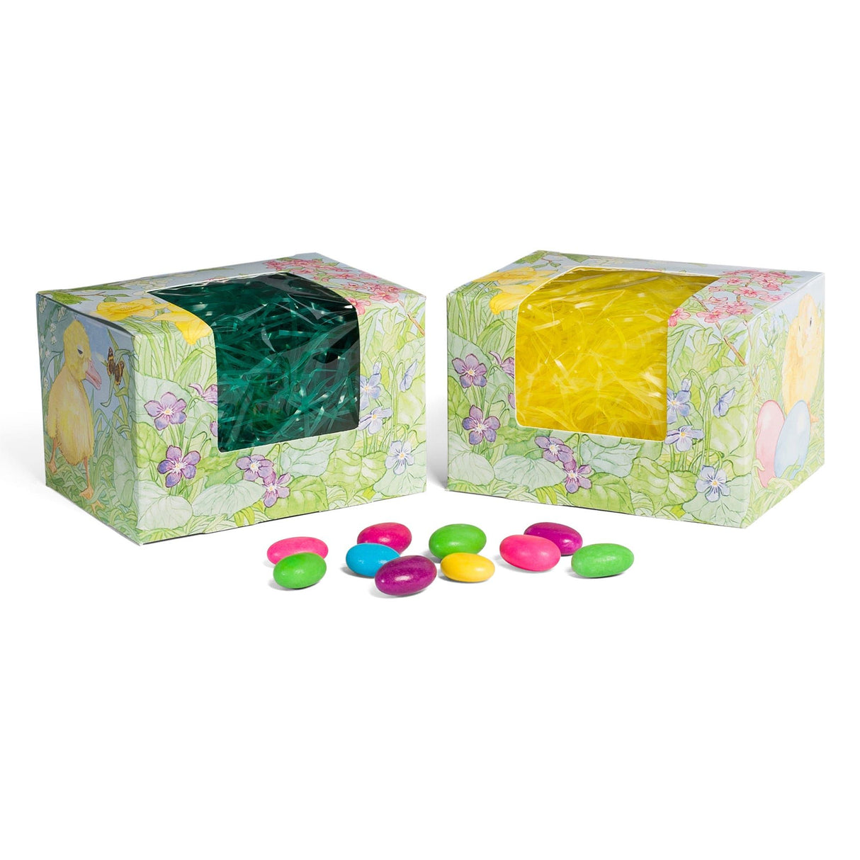 Easter Garden Window - Egg Mold Candy Box - (1 lb) 5-1/2 x 4 x 3-1/2"