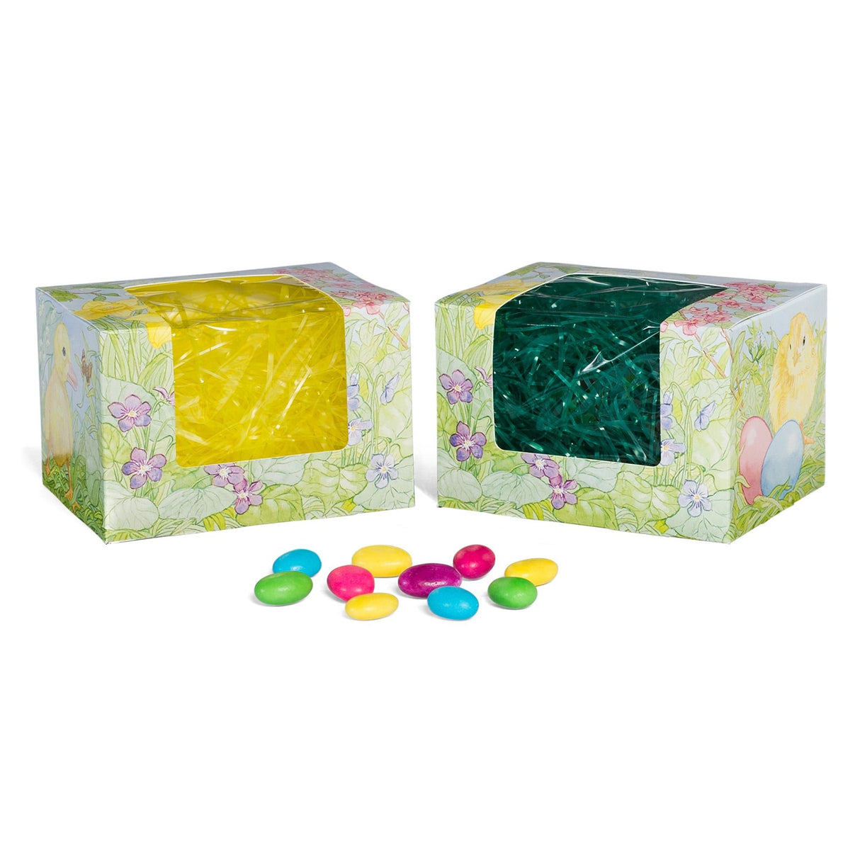 Easter Garden Window - Egg Mold Candy Box - (2 lb) 6-1/8 x 4-5/8 x 4"