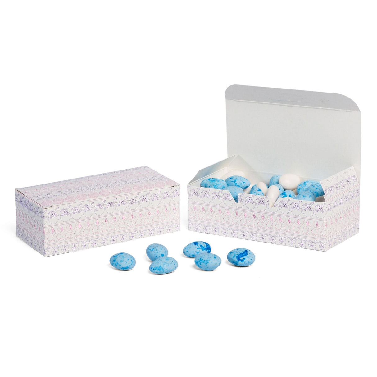 Bunnies & Chicks - Folding Candy Box - (1/2 lb) 5-1/2 x 2-3/4 x 1-3/4"