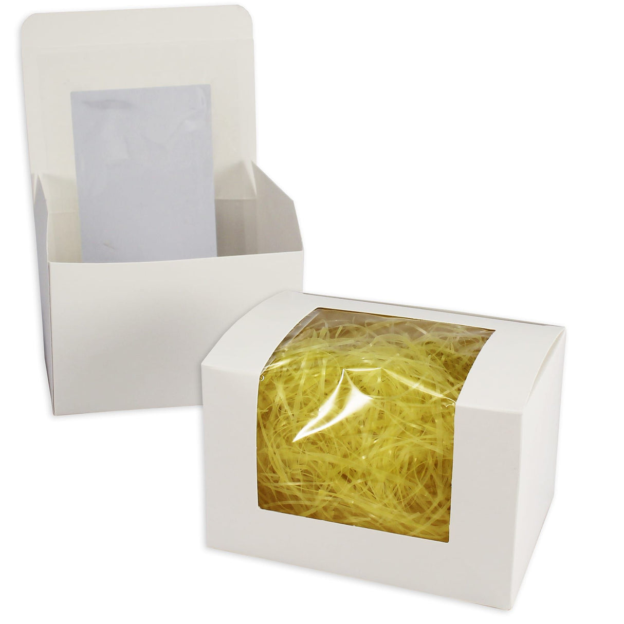 White Window - Egg Mold Candy Box - (3 lb) 7 x 5-1/16 x 4-1/2"