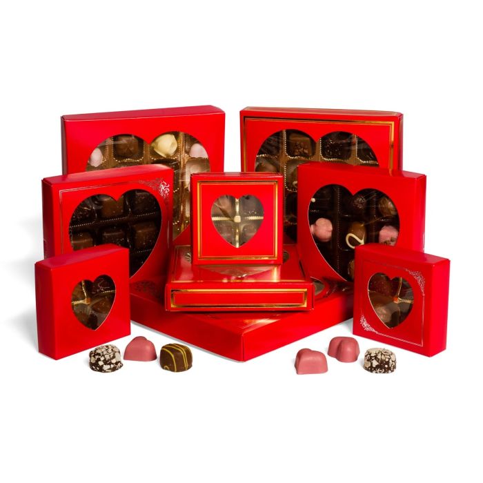Heart Window Valentine Candy Box Collection