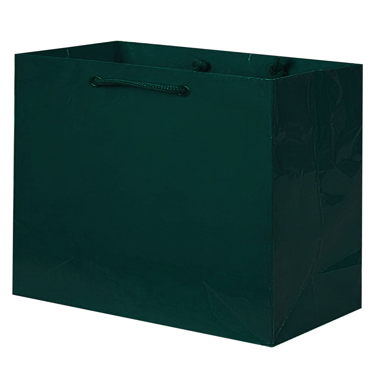 Gloss Hunter Green - Gloss Euro Tote - 10 x 4 x 8"
