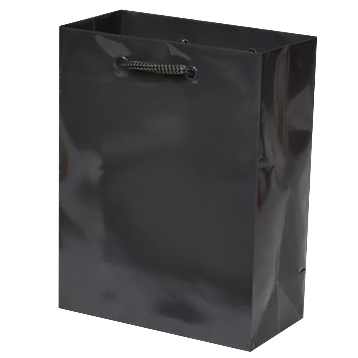 Gloss Black - Gloss Euro Tote - 10 x 5 x 13"
