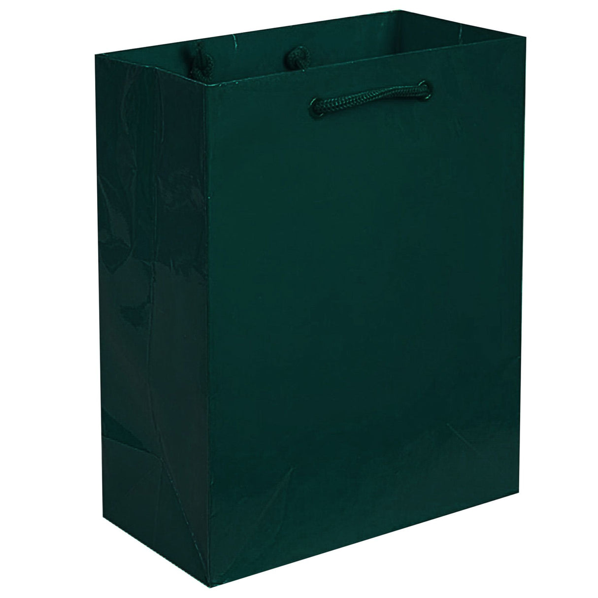 Gloss Hunter Green - Gloss Euro Tote - 10 x 5 x 13"