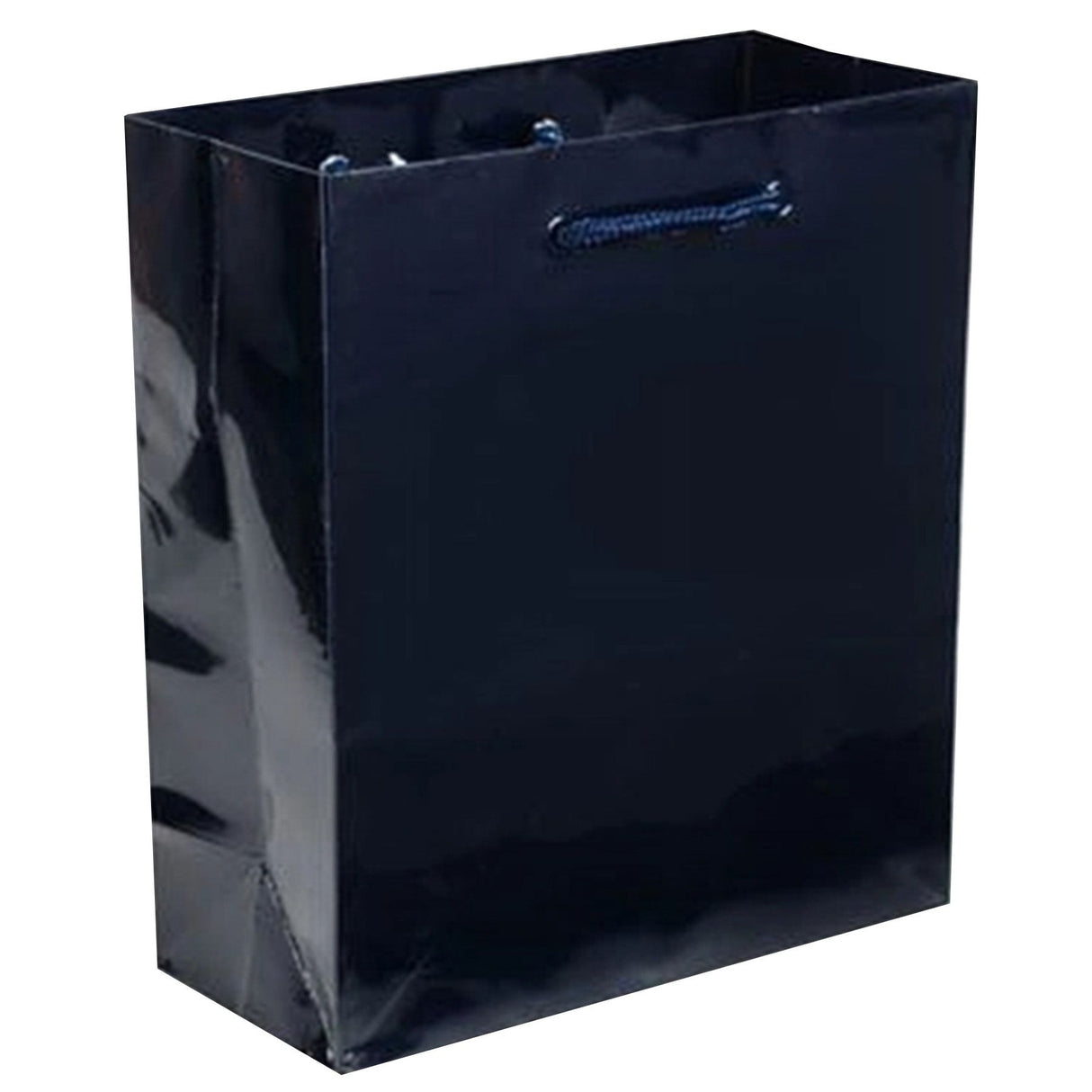 Gloss Navy - Gloss Euro Tote - 10 x 5 x 13"