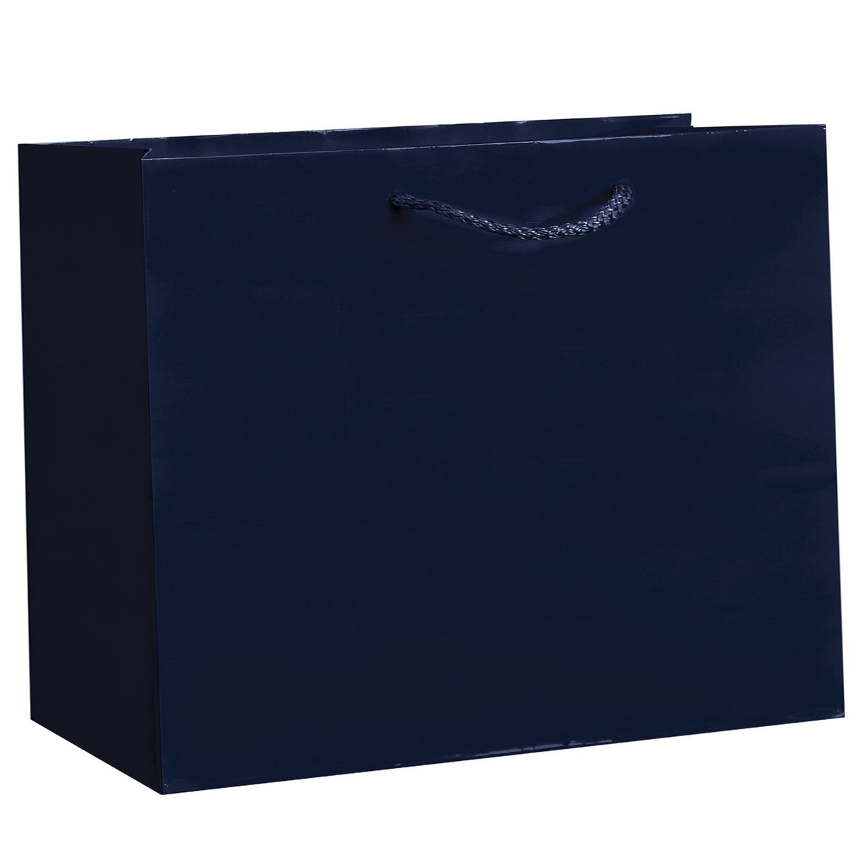 Gloss Navy - Gloss Euro Tote - 16 x 4-3/4 x 13"