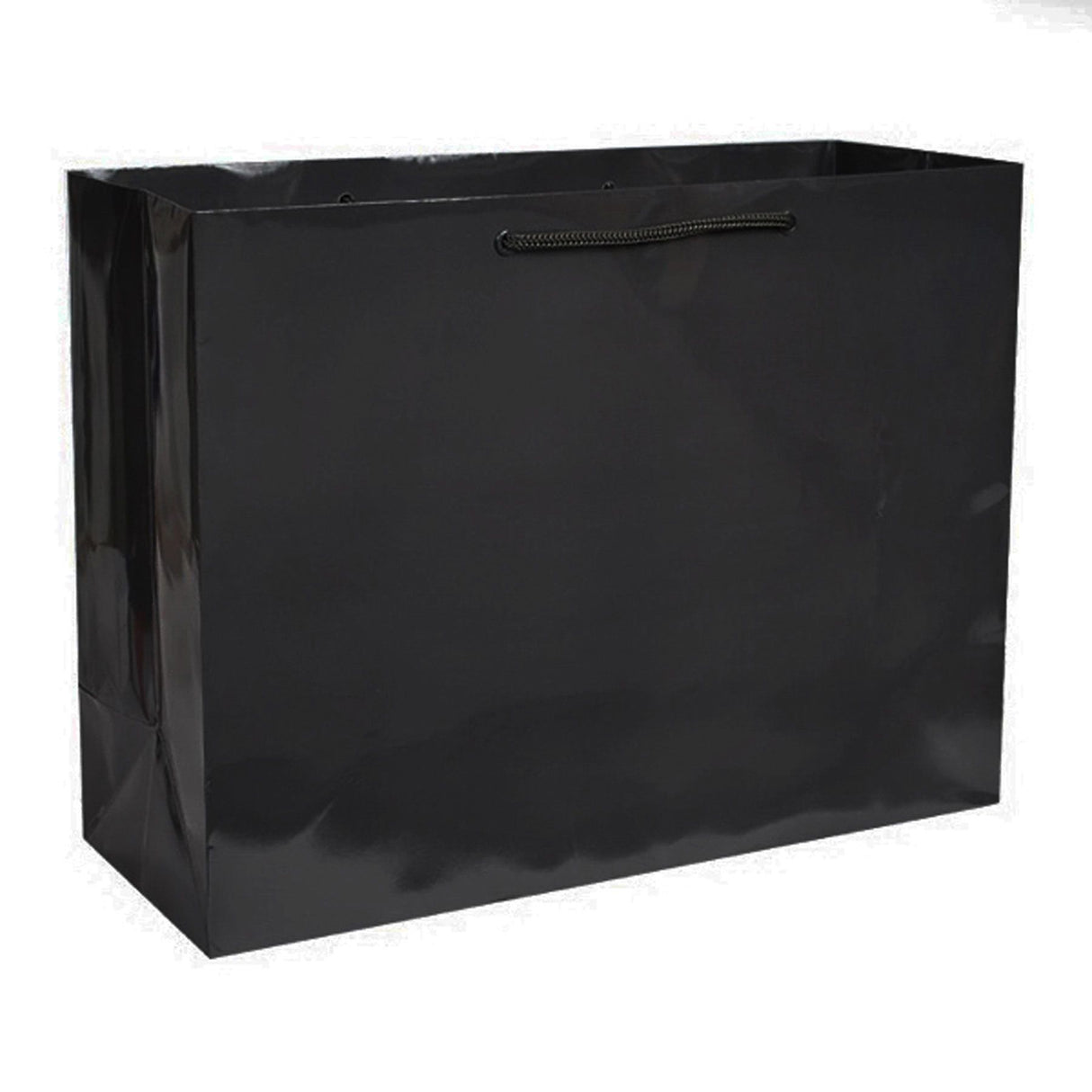 Gloss Black - Gloss Euro Tote - 20 x 6 x 16"