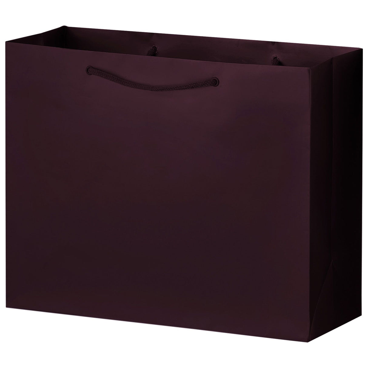Gloss Burgundy - Gloss Euro Tote - 20 x 6 x 16"