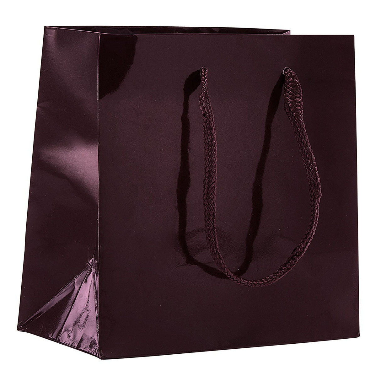Gloss Burgundy - Gloss Euro Tote - 6-1/2 x 3-1/2 x 6-1/2"