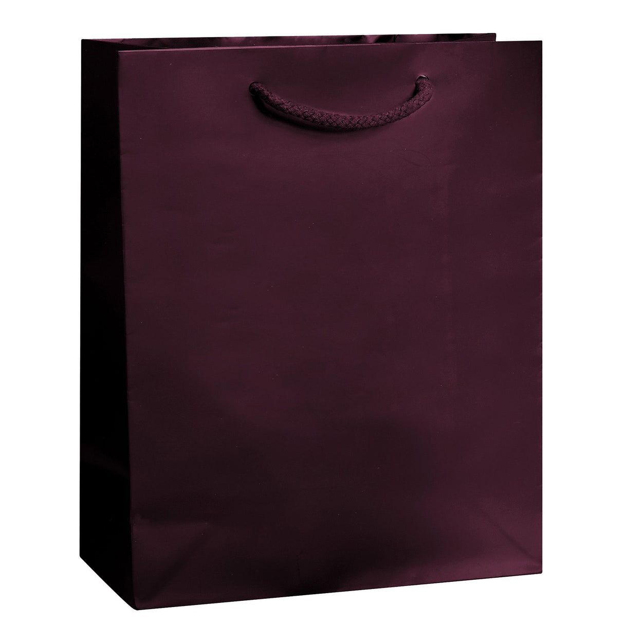Gloss Burgundy - Gloss Euro Tote - 8 x 4 x 10"