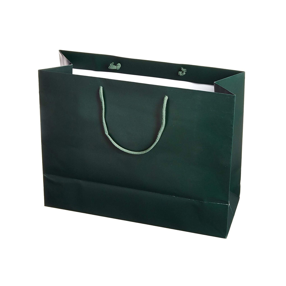 Matte Hunter Green - Matte Euro Tote - 10 x 4 x 8"